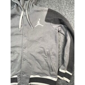 Nike Air Jordan Jumpman Varsity ButtonDown‎ Basketball Hoodie/Jacket Size Large